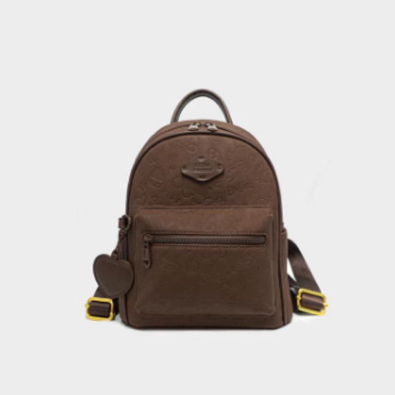 【娜娜专属】秋冬新潮女士单肩包/双肩包A059棕色