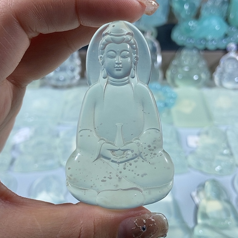 【闪购商品】定制岫玉吊坠未镶嵌努*子