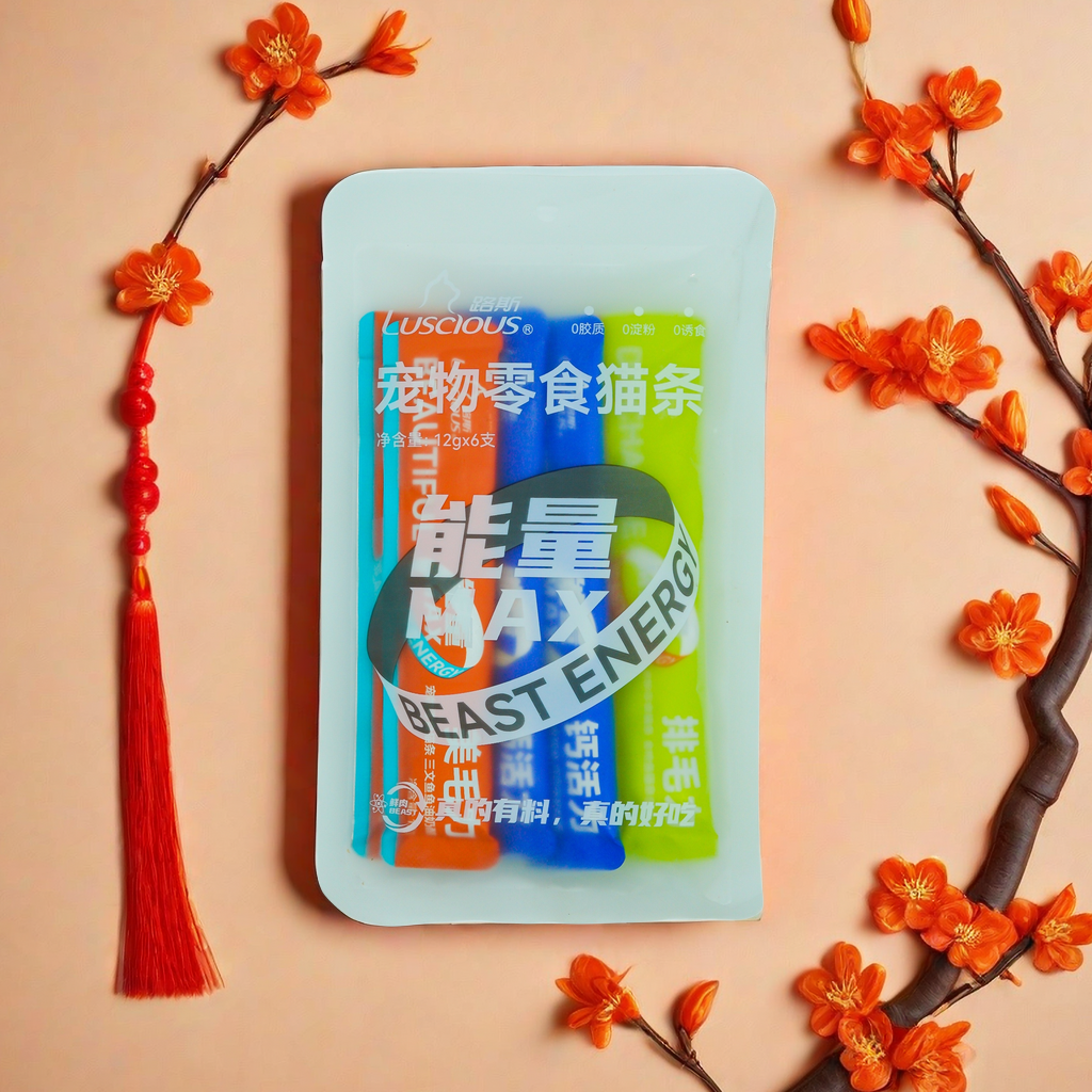 luscious/路斯6根能量猫条混合装养猫常备大小适中营养健康产品