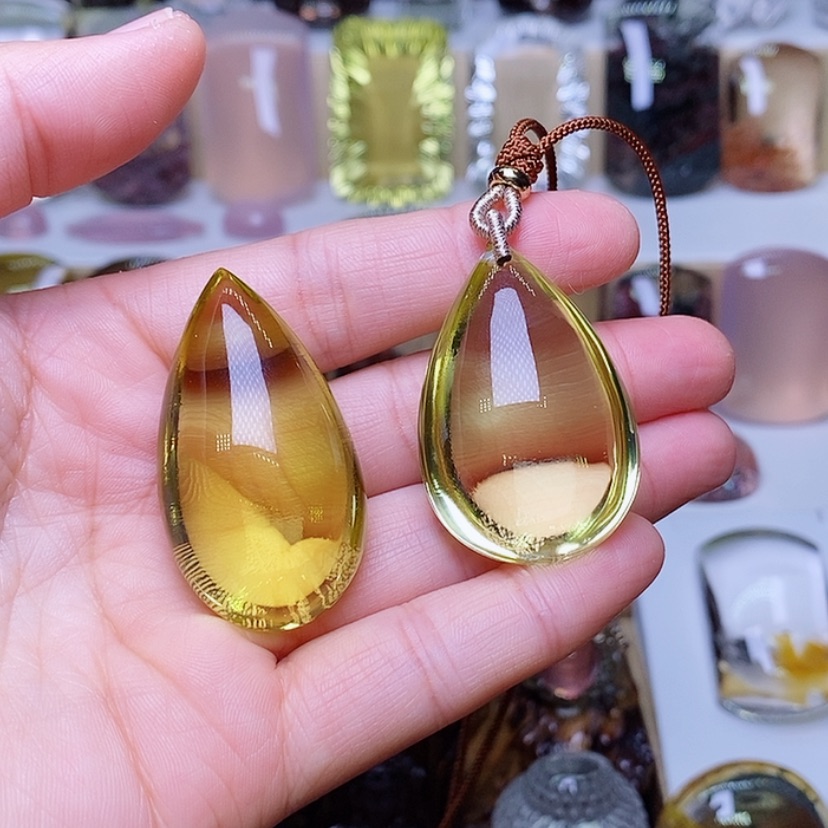 【闪购商品】水晶挂件送高货绳未镶嵌大*