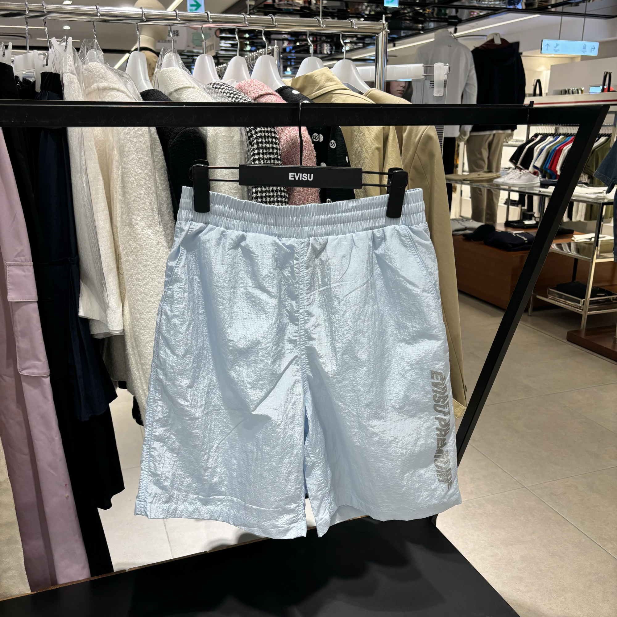 1Evisu901速干韩国代购韩版专柜正品新款休闲情侣款短裤夏季裤