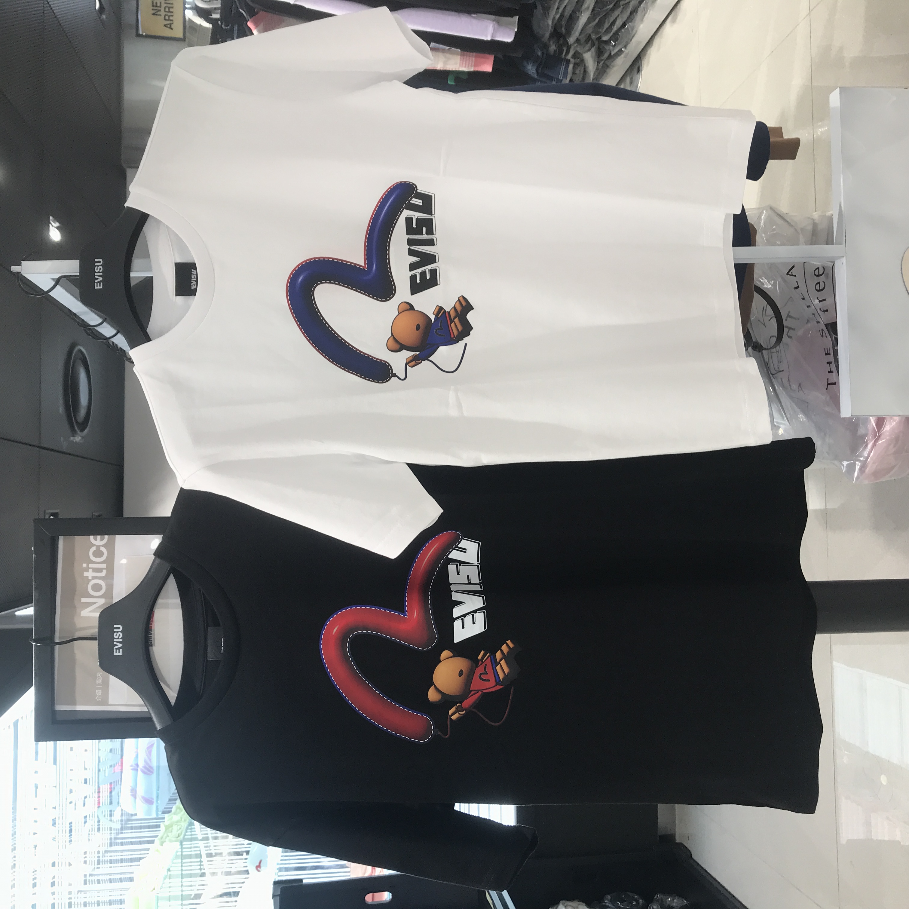 1Evisu915韩国代购福神专柜正品新款休闲情侣款短袖T恤夏季半袖