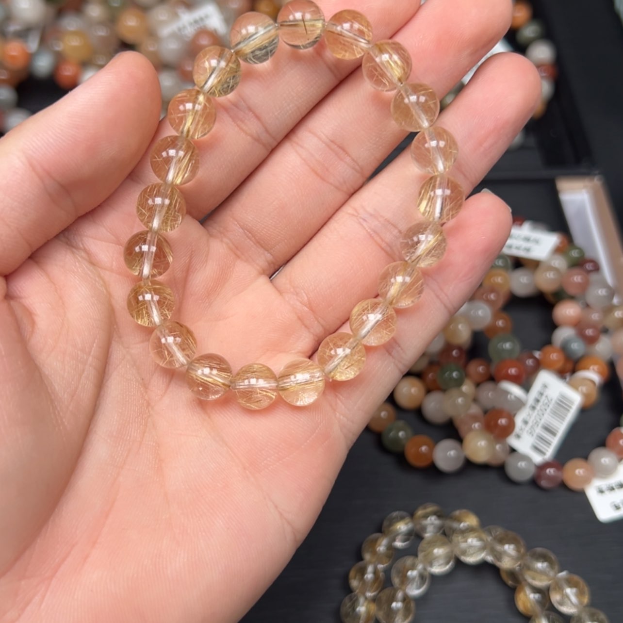 【闪购商品】水晶手链未镶嵌E*d银发27.7
