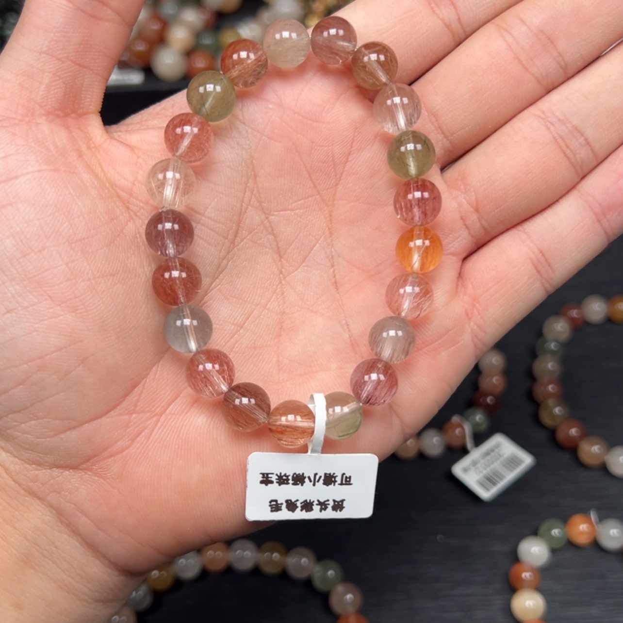 【闪购商品】水晶手链未镶嵌家**猫兔毛23.1