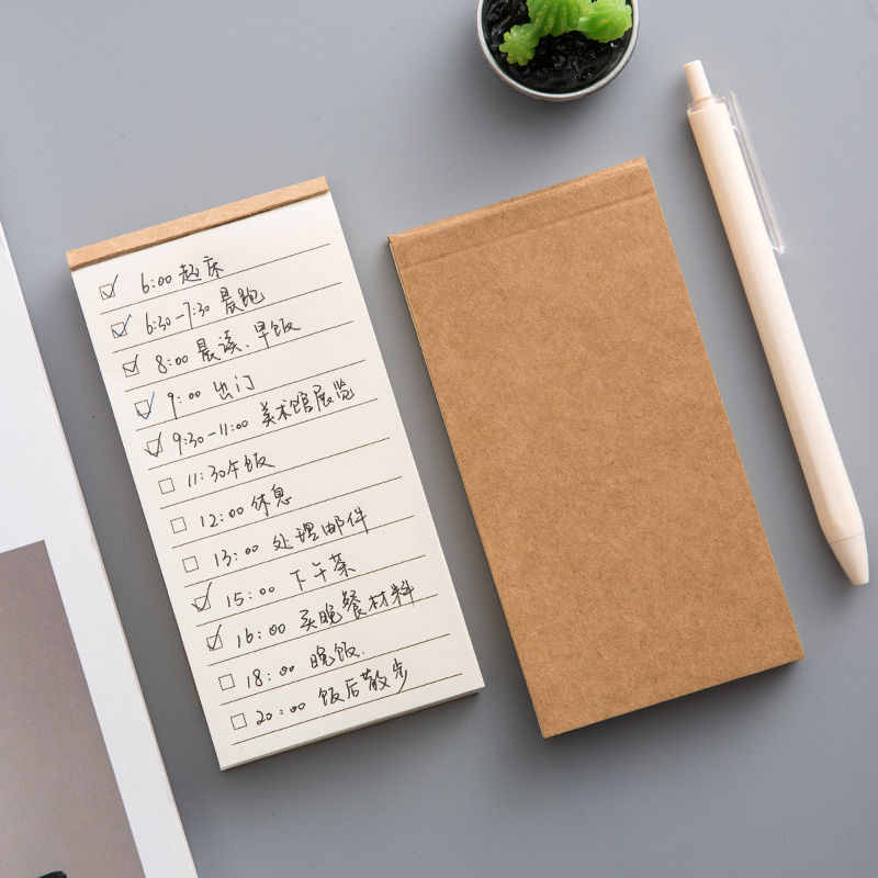 【1本】简约复古牛皮色小本随身便携手帐记事本学生居家日用套装