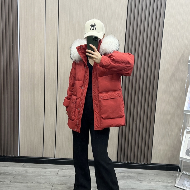 【经典气质】短款大毛领羽绒服女2025新款韩版时尚休闲加厚冬季外套