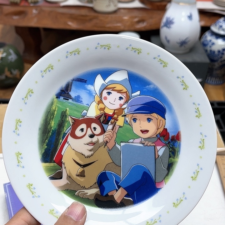 瓷片瓷器摆件工艺品摆件666