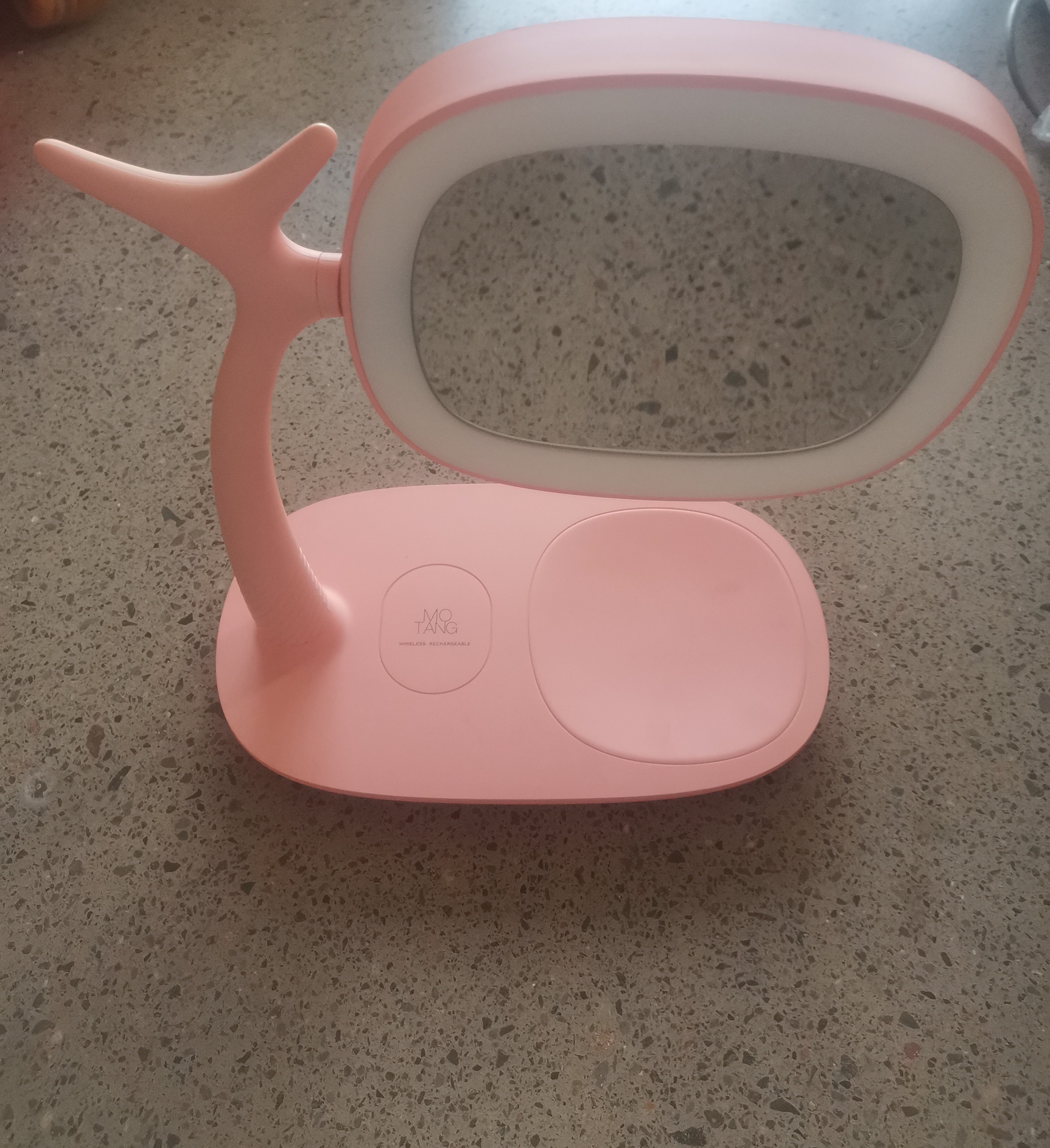 高品质粉色（化妆镜子女生小型学生便携式家用）可爱