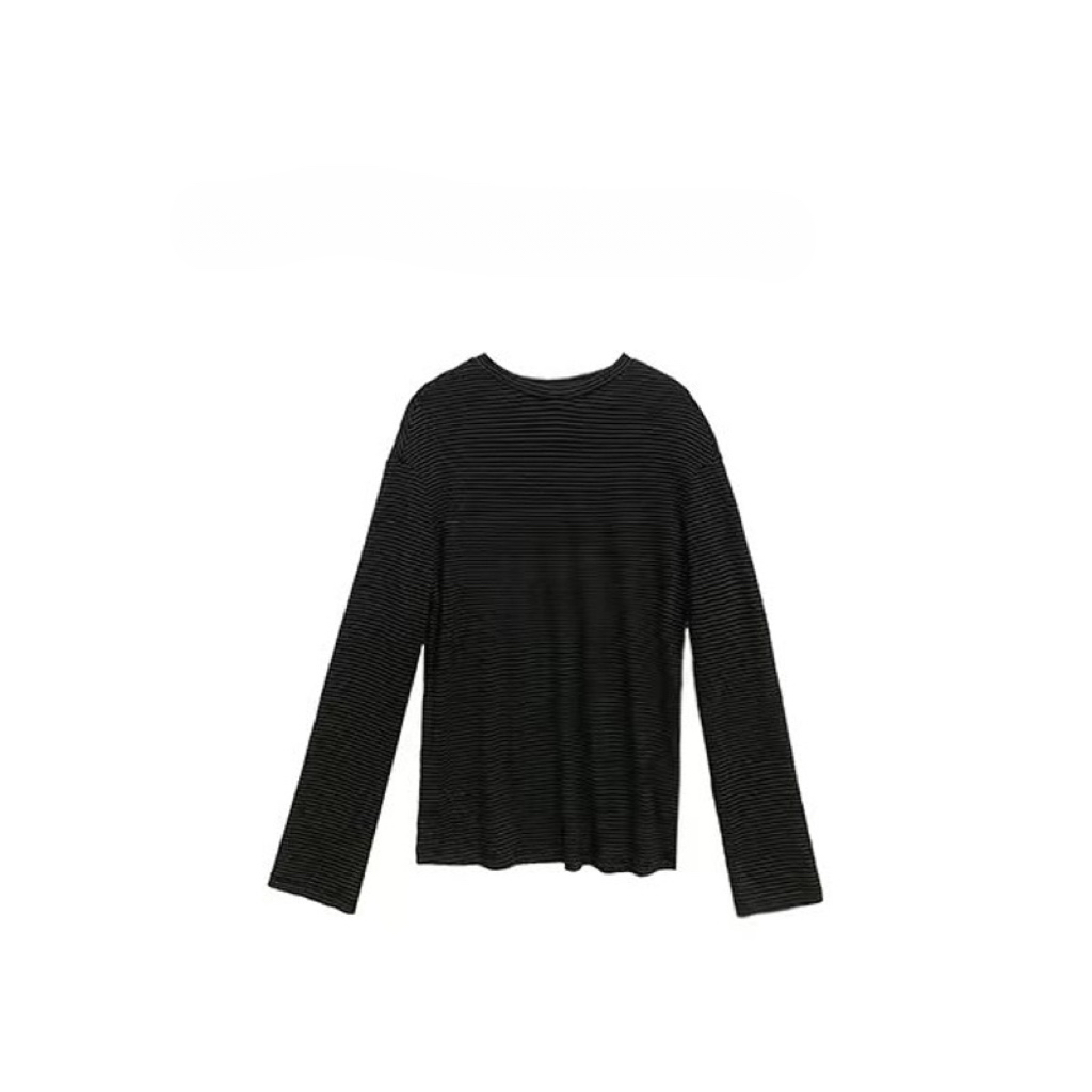 极简高级感设计款条纹打底上衣T恤