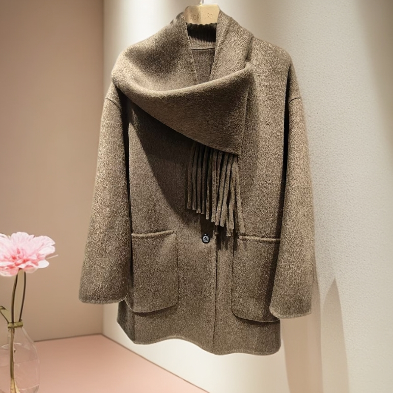 奥睿娜大衣百搭宽松