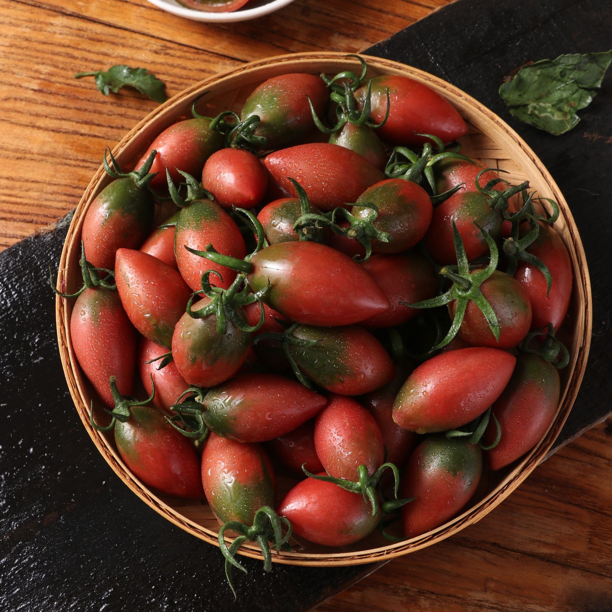 当天采摘紫弹头小番茄圣女果新鲜樱桃西红柿应季孕妇水果酸甜多汁