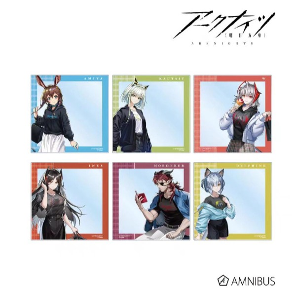 盒配明日方舟插画亚克力卡/未成年禁止下单