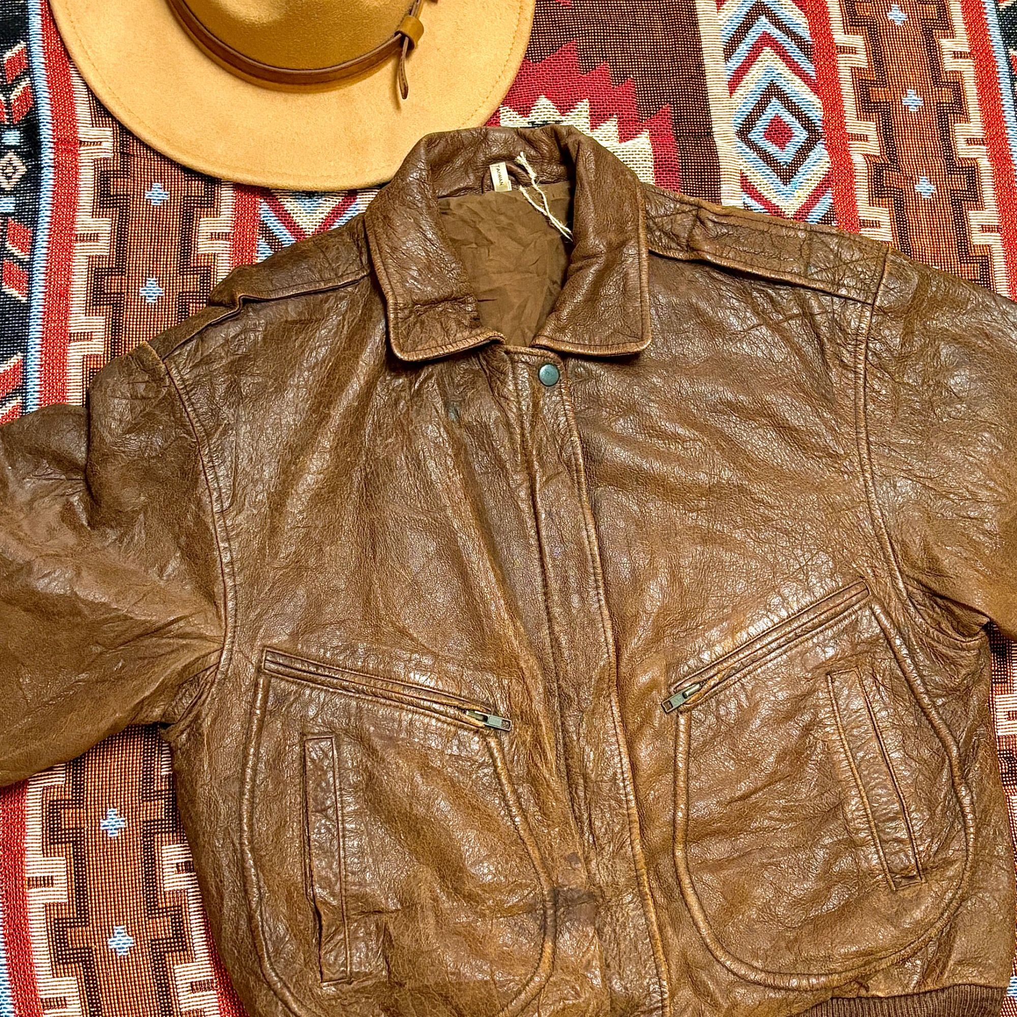 糖Vintage【皮衣】古着机车风