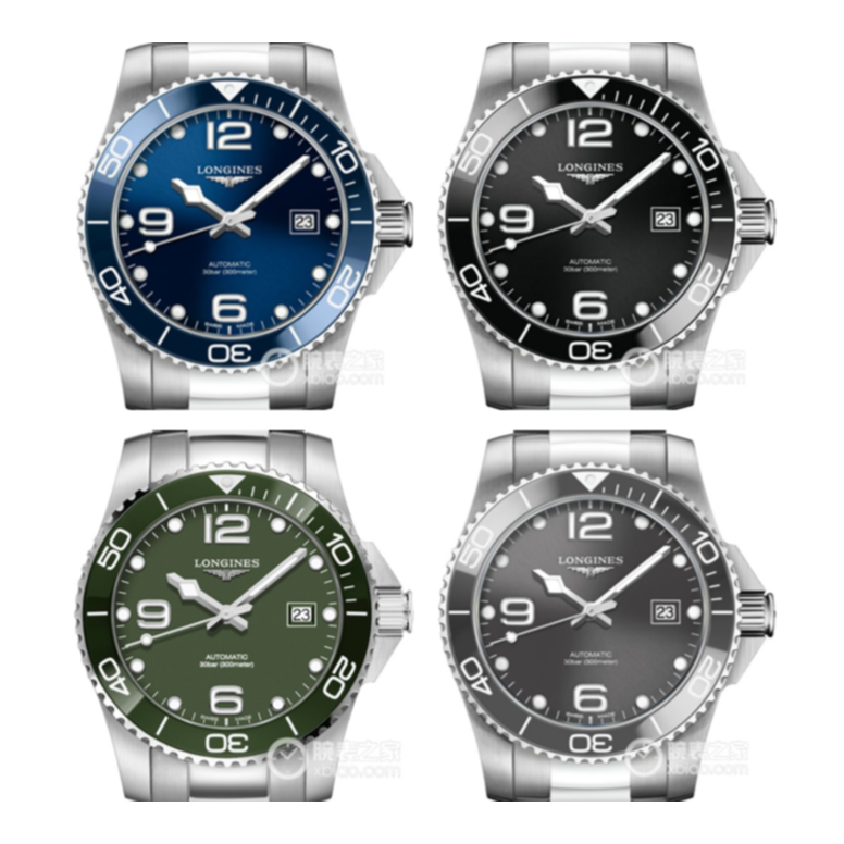 99新 Longines/浪琴 陶瓷圈康卡斯/自动机械/精钢材质