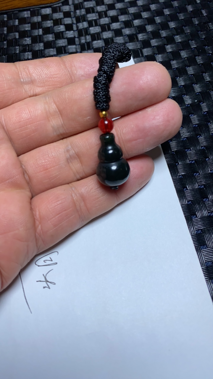 和田玉青玉小葫芦吊坠