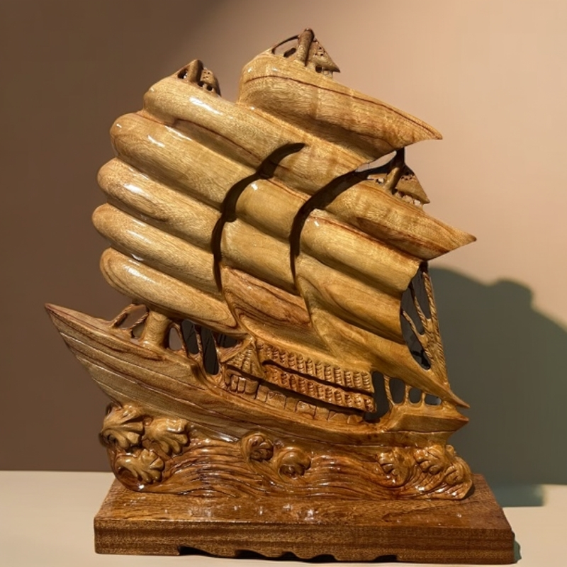 香樟木实木一帆风顺