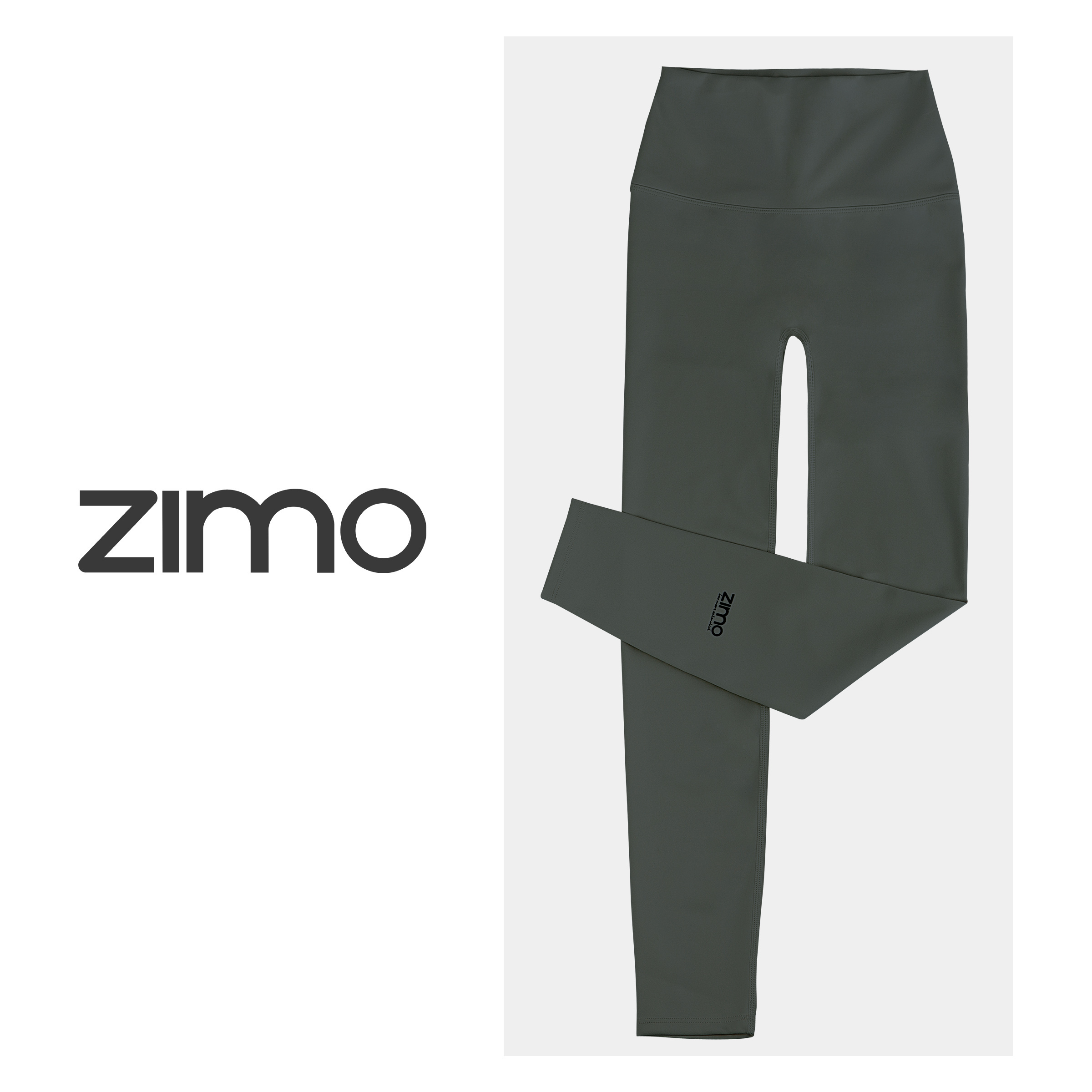 腿部字母空气层九分裤瓦罐灰2166-zimo-瑜伽服瑜伽裤YFKZ2166