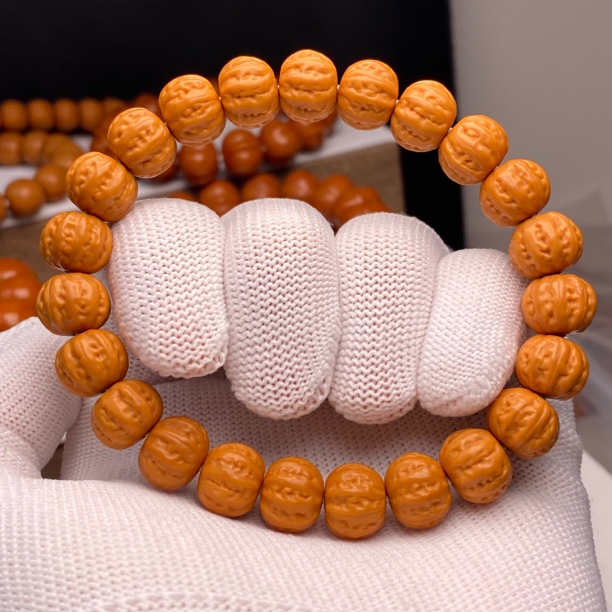 经典粗筋猴头核桃小京八棱手串