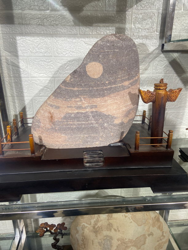 黄河石画面石办公室摆件，纯天然，无修复，精品藏石