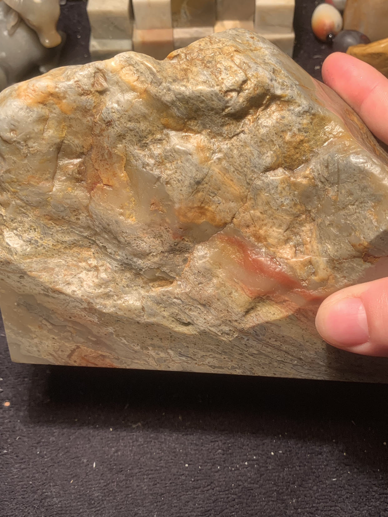 昌化田黄大印章一枚