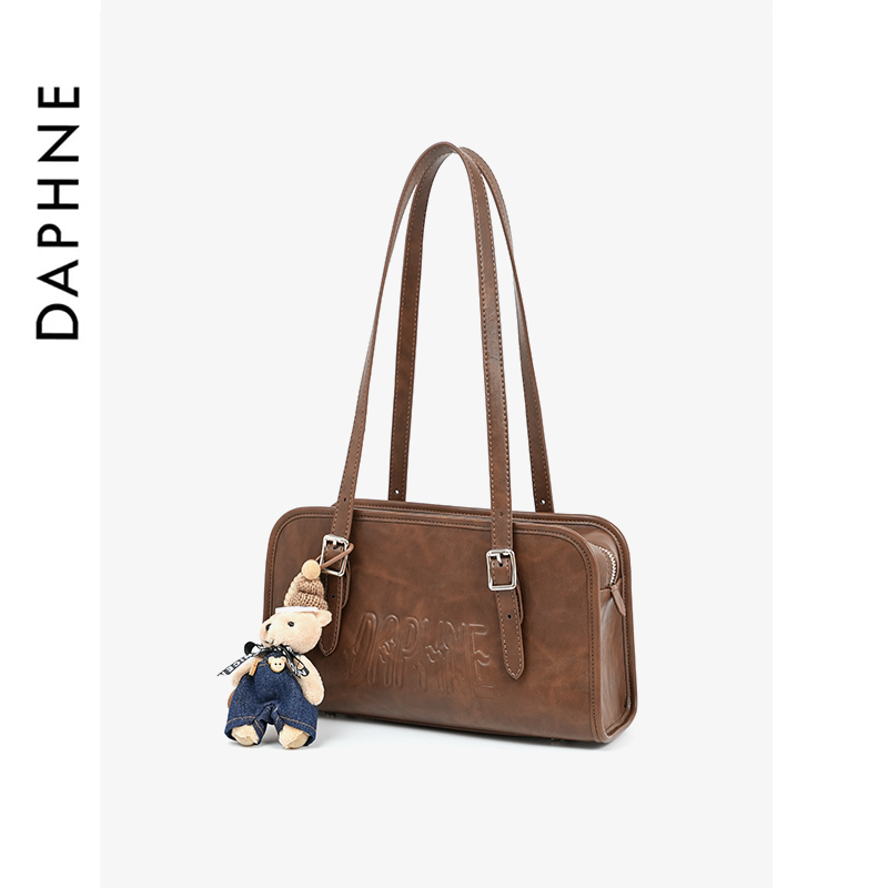 【洛洛专属】达芙妮Daphne腋下包高级秋冬仿植鞣通勤单肩包10482