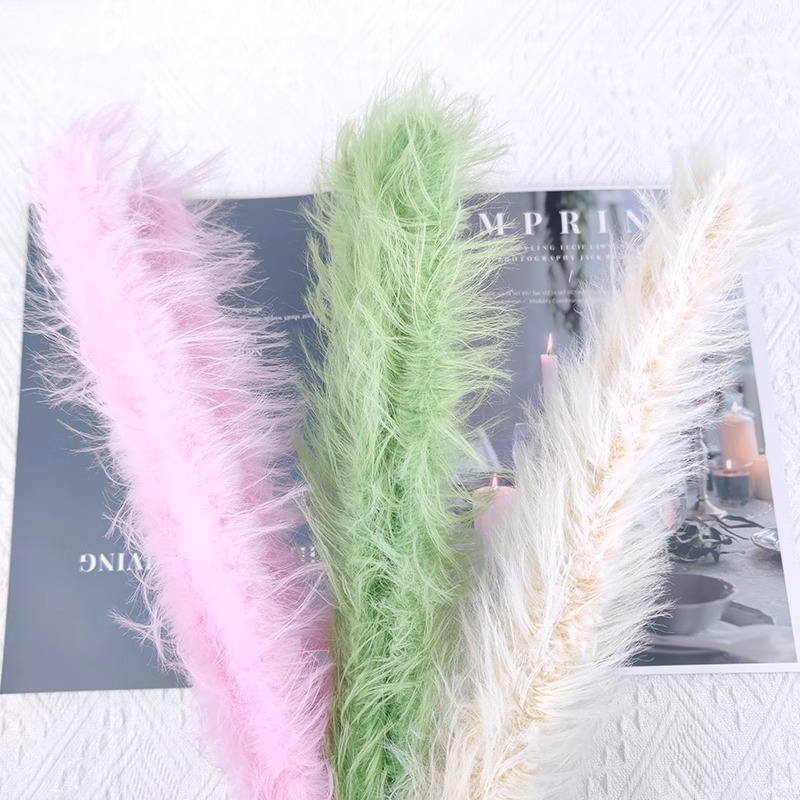 长貂毛扭扭棒20mm加粗仿兔毛扭扭棒超粗超密绒手工小狗兔子小红书