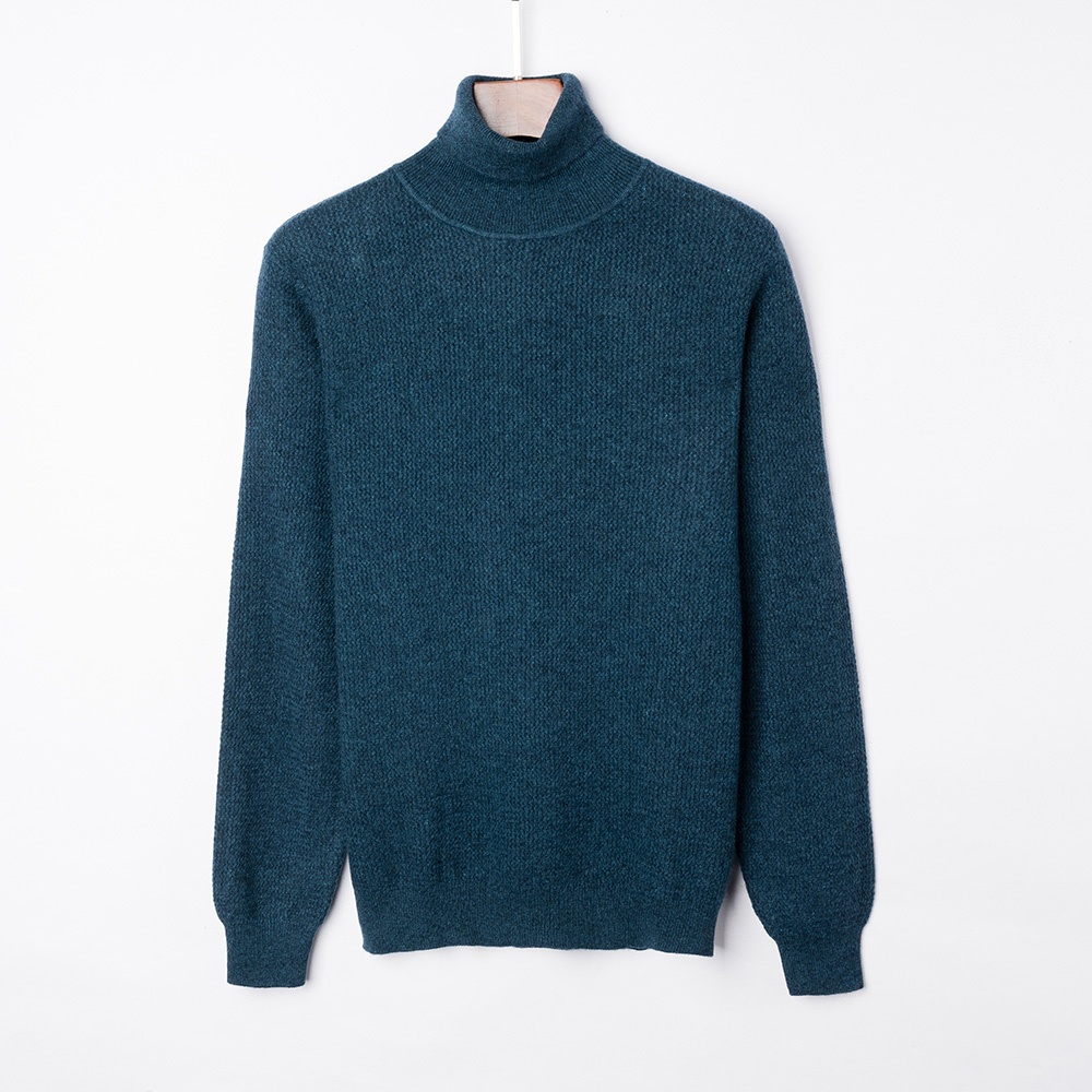 秋冬新款加厚高领100%绵羊毛休闲百搭保暖秋冬长袖羊毛衫(S2108)