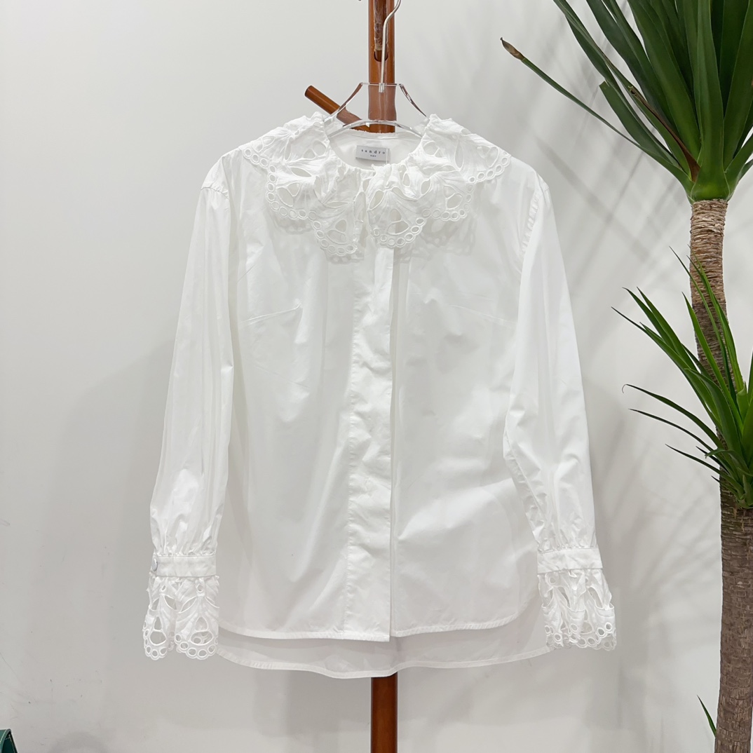 95新  安洁利严选/Sandro衬衫/尺码1/成色以直播间为准/GSS14897
