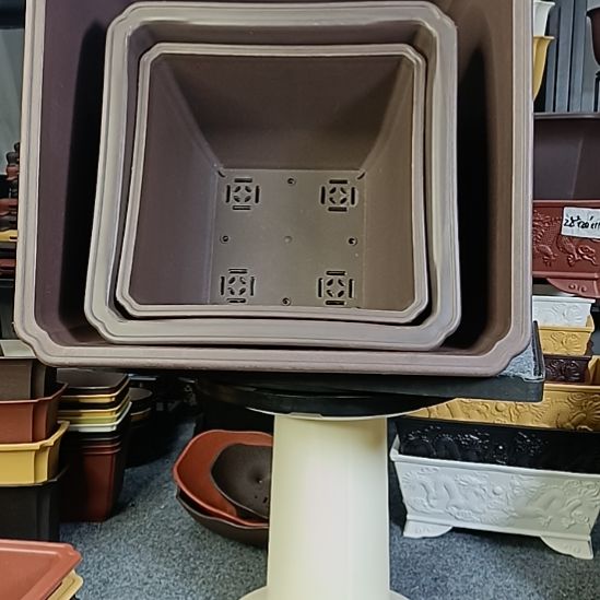 树脂易*2只25+2只30+2只40抽角四方盆