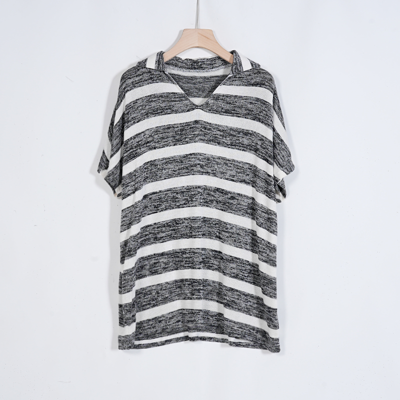 【蓉哥出品】条纹针织上衣J42