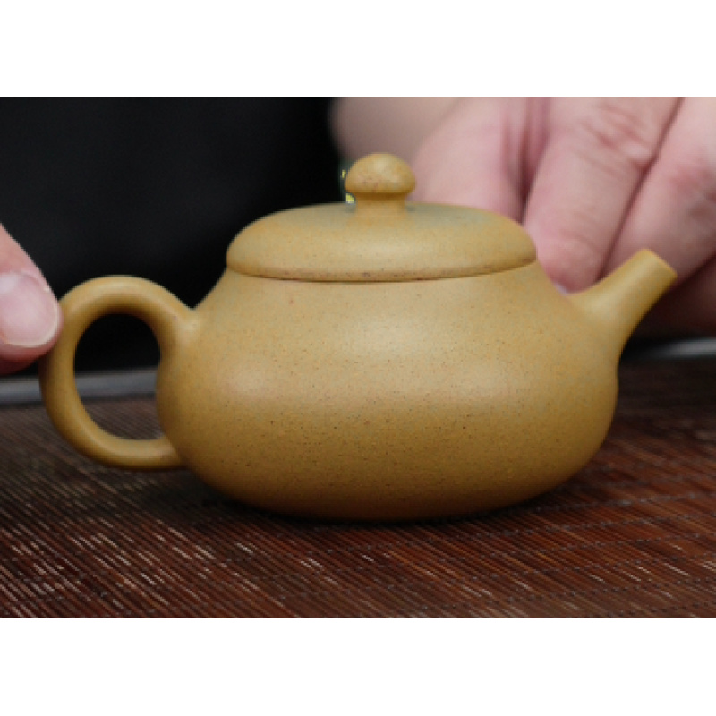 《黄金段静乐》手工紫砂壶150CC-PBH