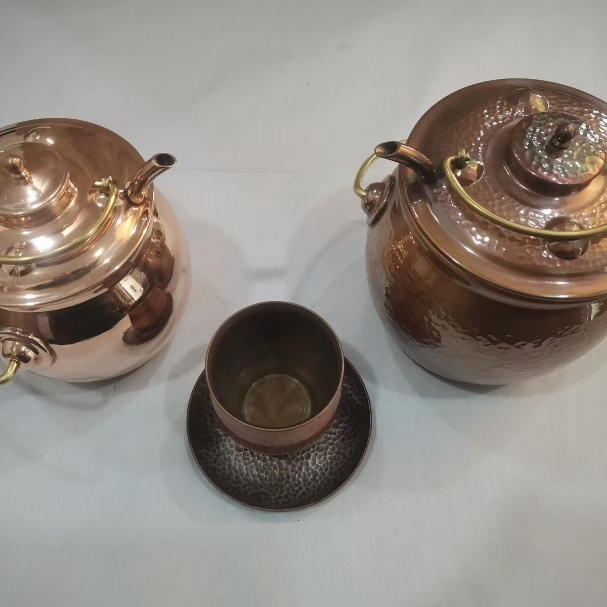 纯紫铜复古温酒壶酒具烫酒温酒热奶行酒令量酒器家用温酒器烫酒壶