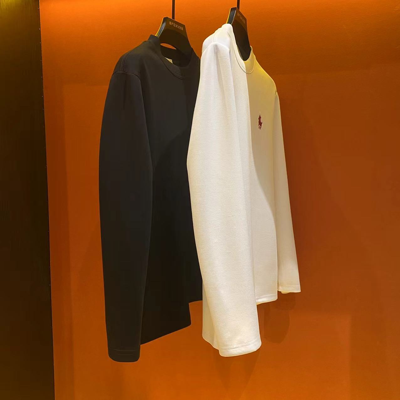 【男装潮品会店】24款秋季男款百搭时尚打底衫圆领搭配内搭1