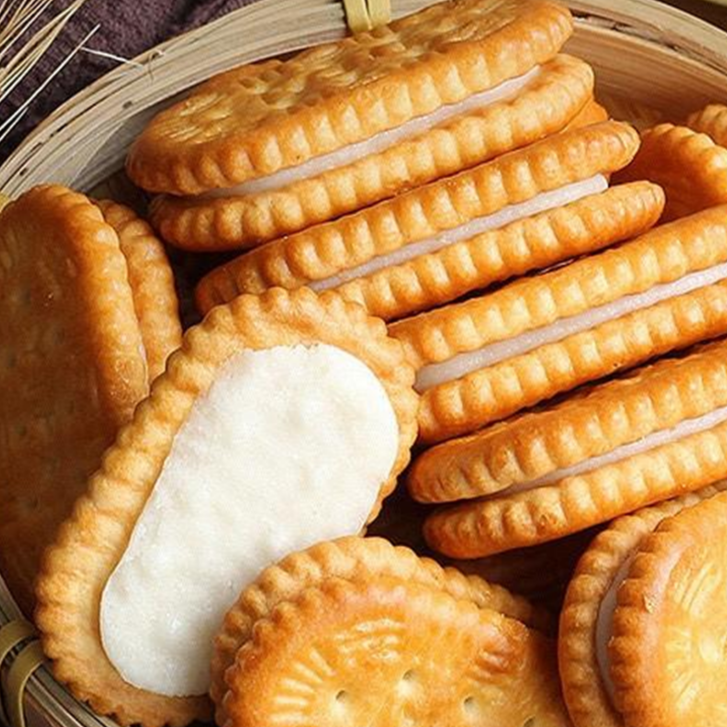 经典童年老式怀旧香蕉味夹心饼干 奶油薄脆零食营养早餐美味休闲