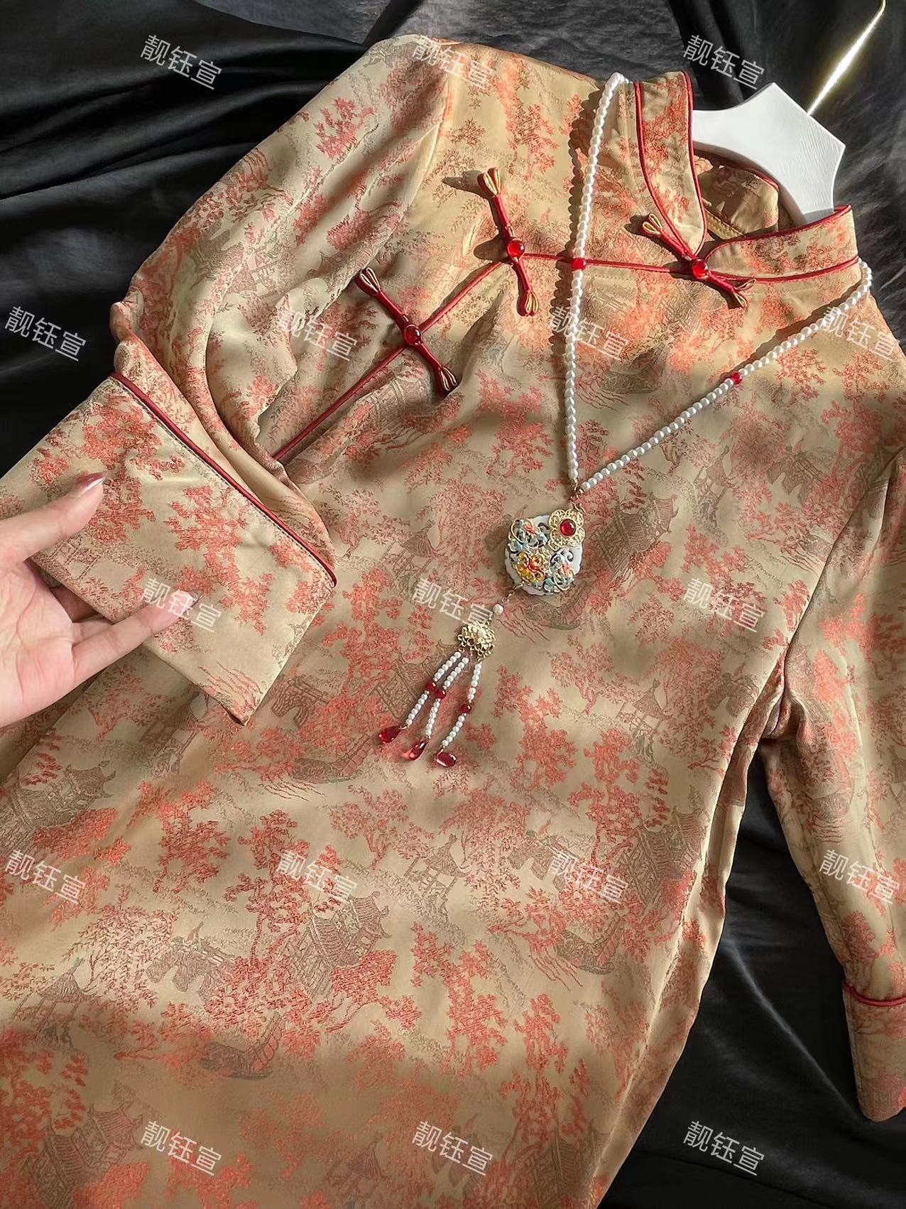 新中式拜年服234-【繁花】新款女士气质中国风山水网红气质国风