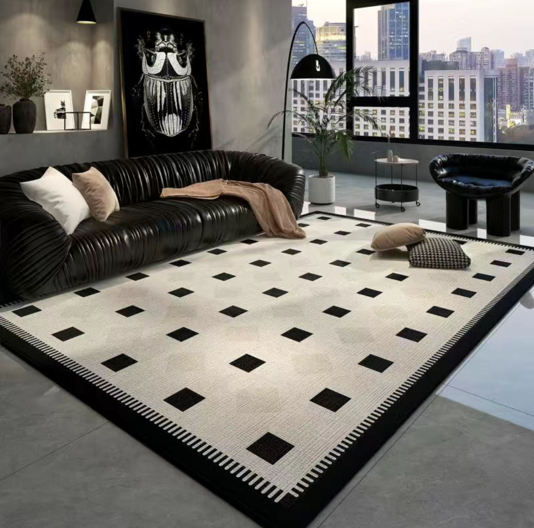 日尚地毯客厅高级感卧室家用床边沙发茶几免洗可擦 法式灵感之语