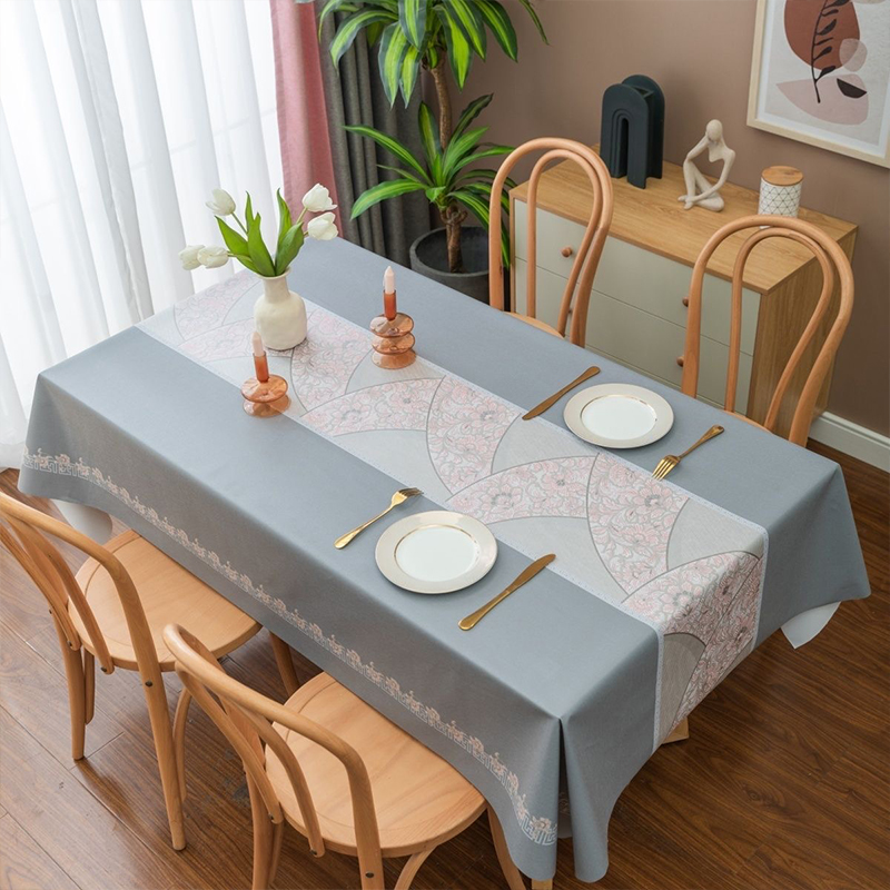 【新疆包邮】餐桌茶几家用PU材质桌布茶几布长方形桌布防油防烫免洗