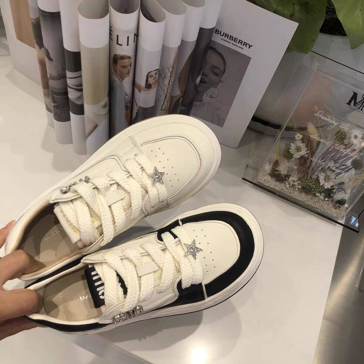 2015-2新款小白鞋网面休闲鞋时尚潮款老爹鞋百搭运动鞋贝壳头女