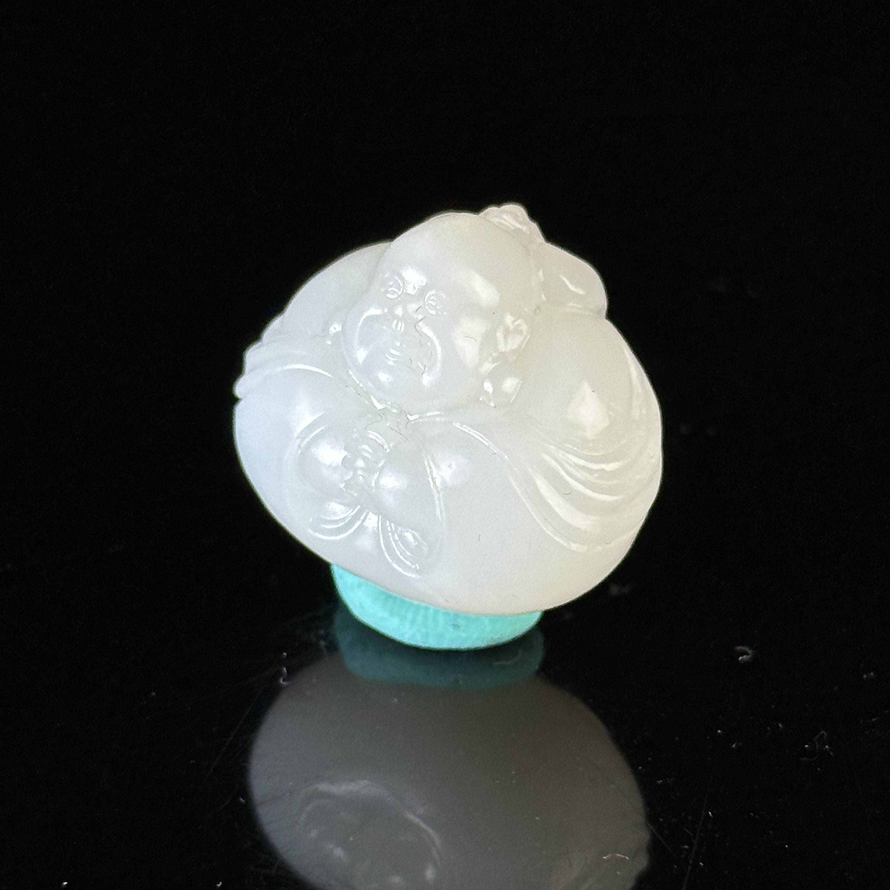 20世纪和田玉阿福佩 ZR181203008*【上海兰馨】