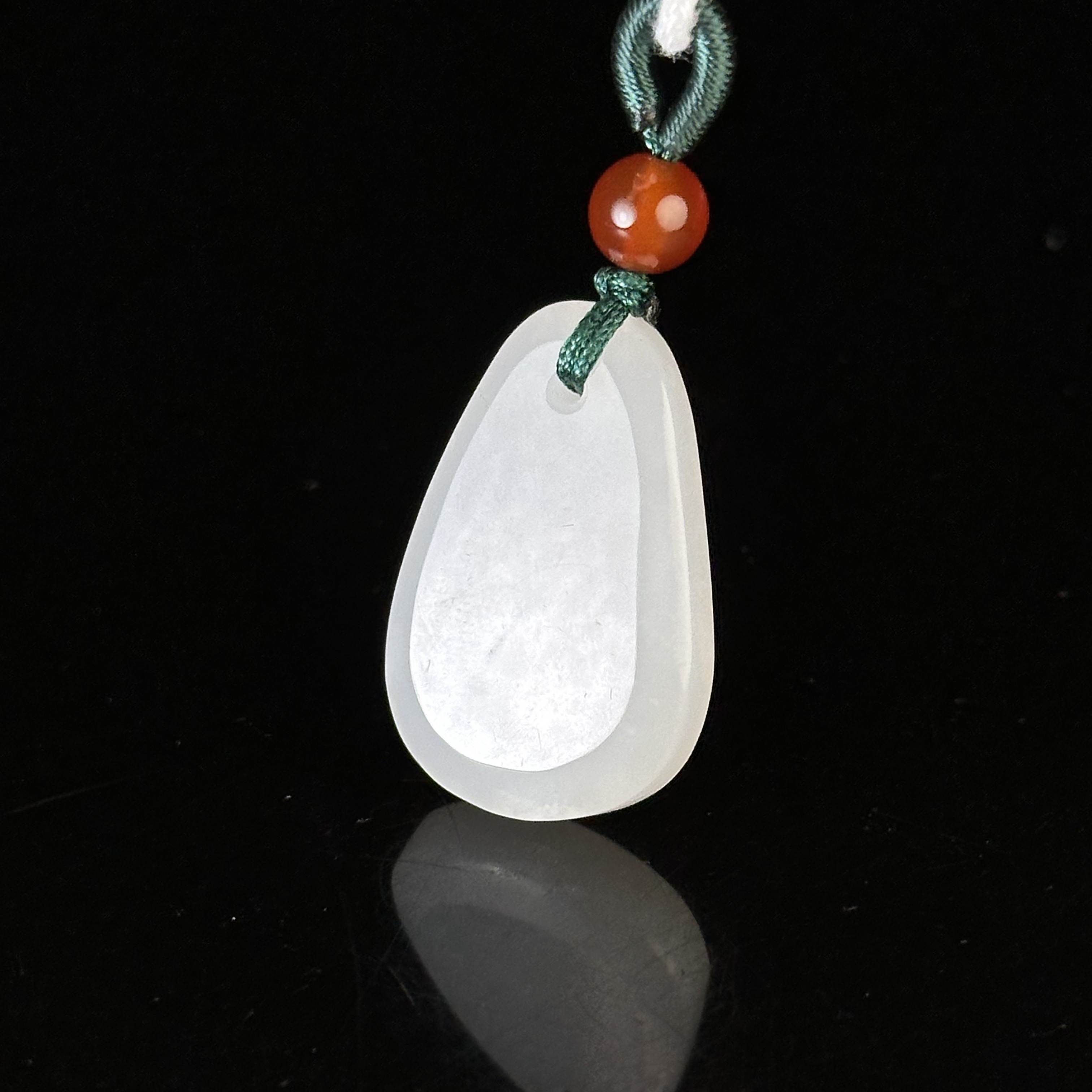 20世纪和田玉无事牌 ZR181106001*【上海兰馨】