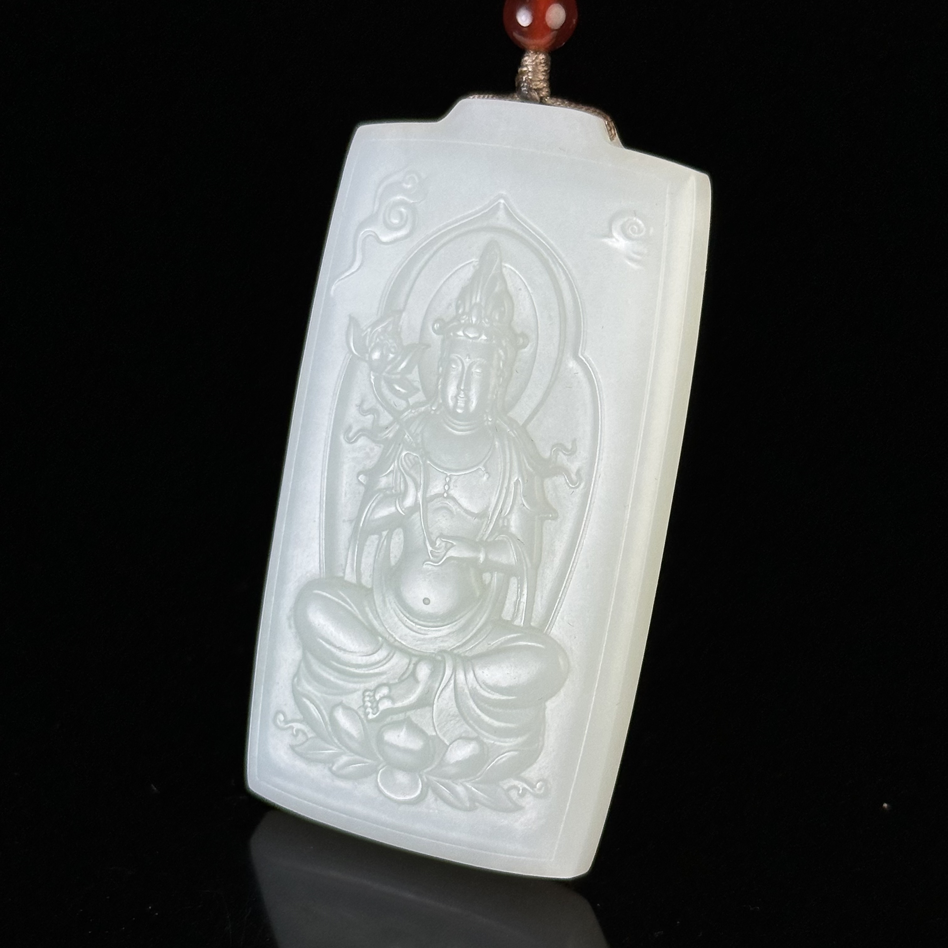 20世纪和田玉随身佛牌佩 ZR201203042*【上海兰馨】