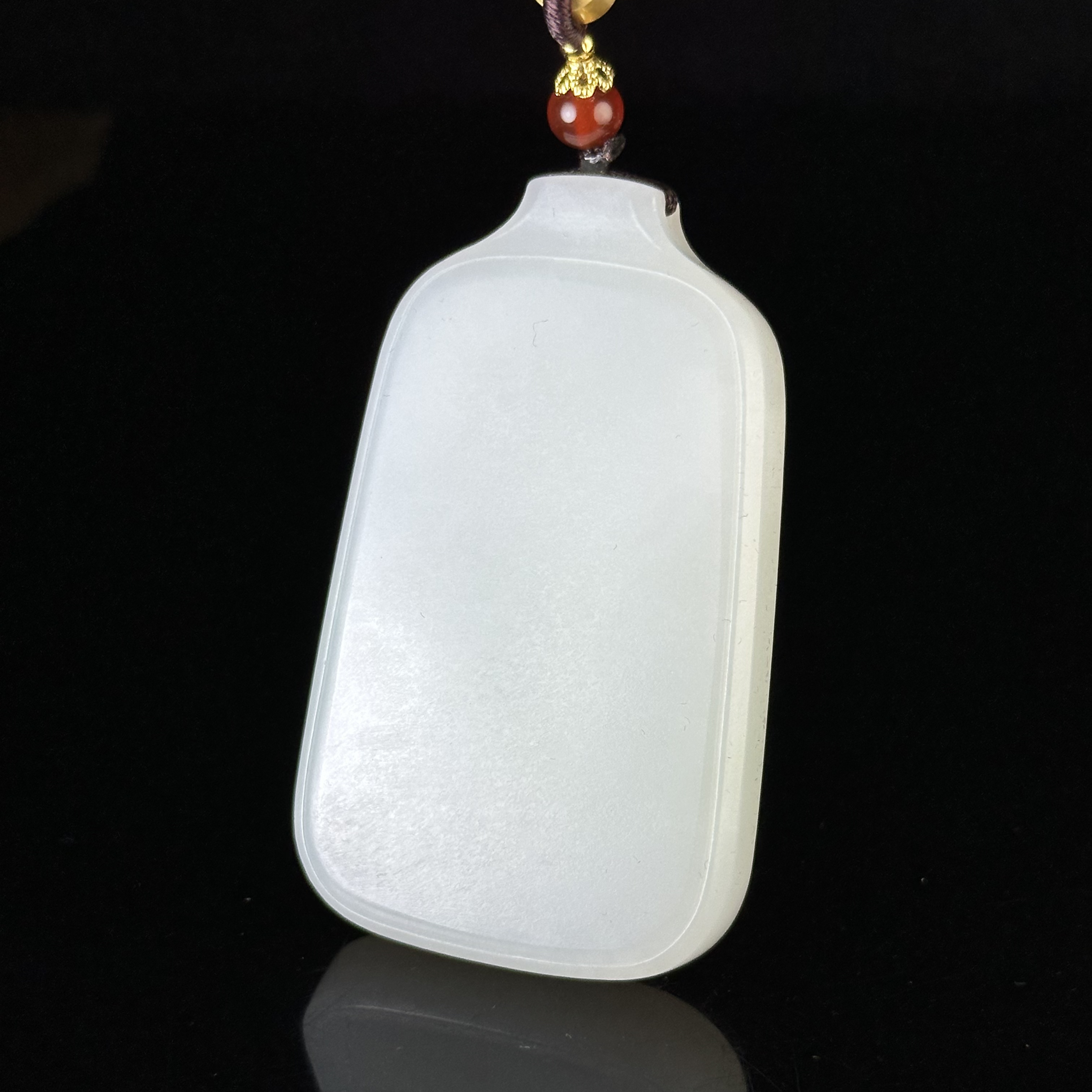 二十世纪和田玉无事牌 ZR261203017*【上海兰馨】