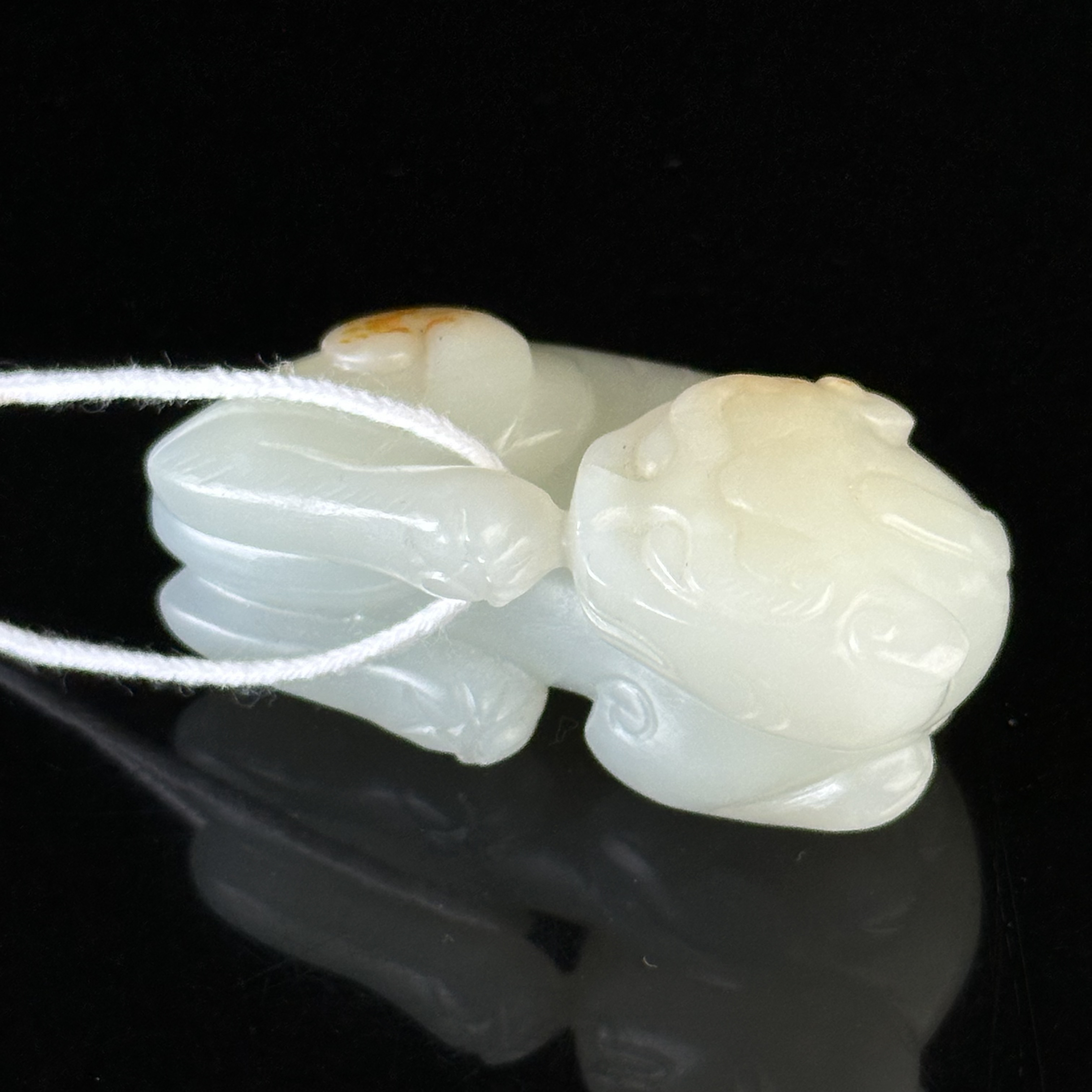 清和田玉瑞兽把件 ZR301106035*【上海兰馨】