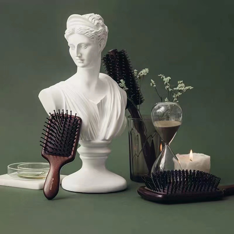 防静电便携气垫大板梳复古随身大板梳