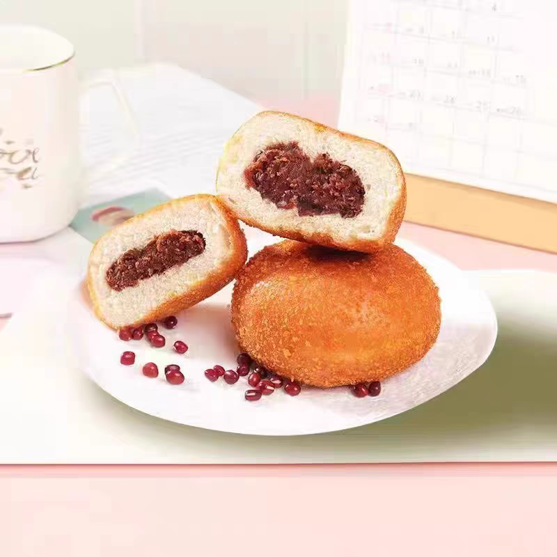 新疆包邮红豆夹心面包早餐充饥代餐糕点零食袋装即食老式豆沙馅面