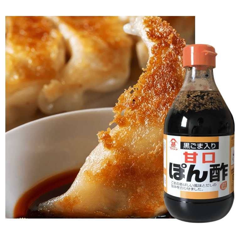富士甚黑芝麻甜口醋360ml沙拉油醋汁日本原装进口酿造食醋蘸饺子