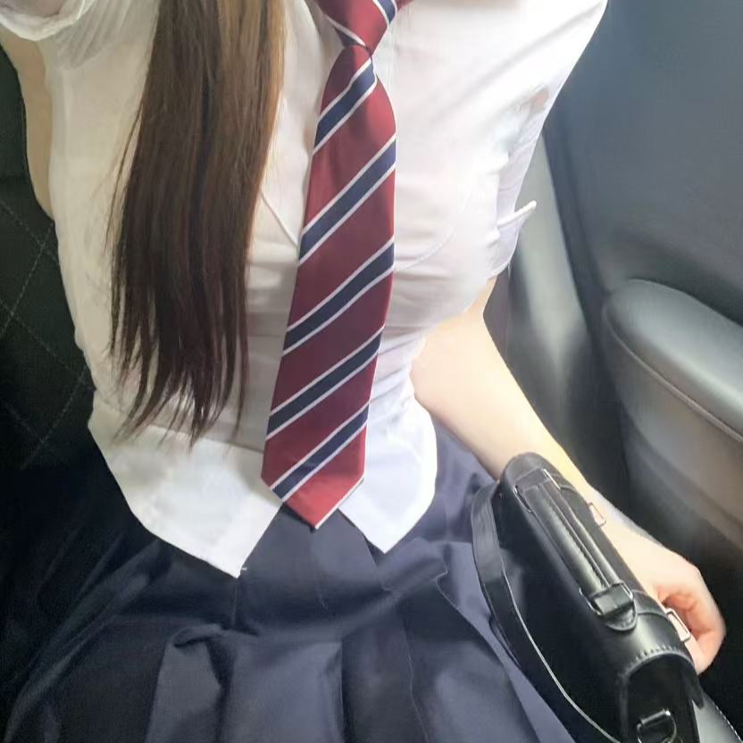 jk制服纯欲风白色衬衣女学院风百褶裙套装秋季辣妹收腰长袖衬衫