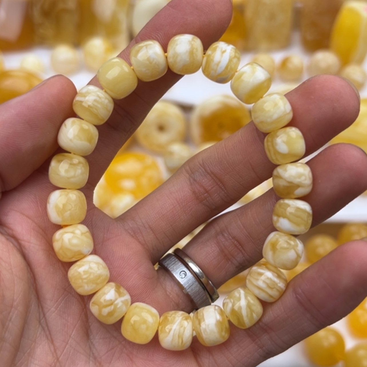 【闪购商品】琥珀颈饰未镶嵌滴****啊