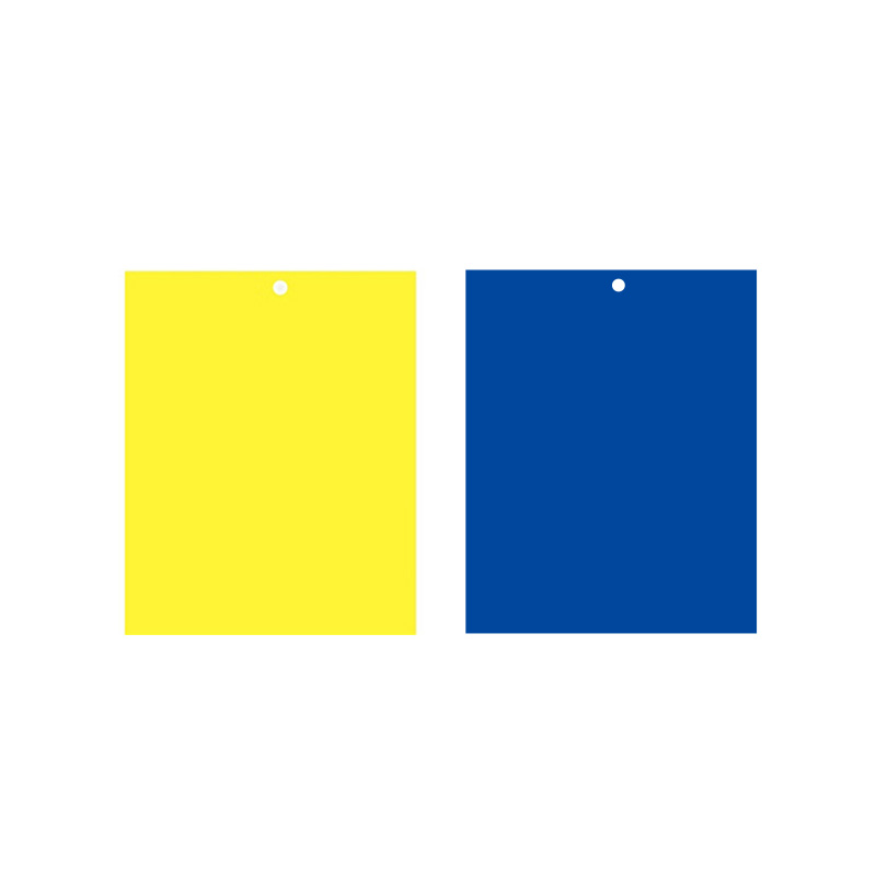 种花王大爷粘虫板黄板双面诱虫板蓝板黏沾灭杀纸贴小黑飞蓟马粉虱