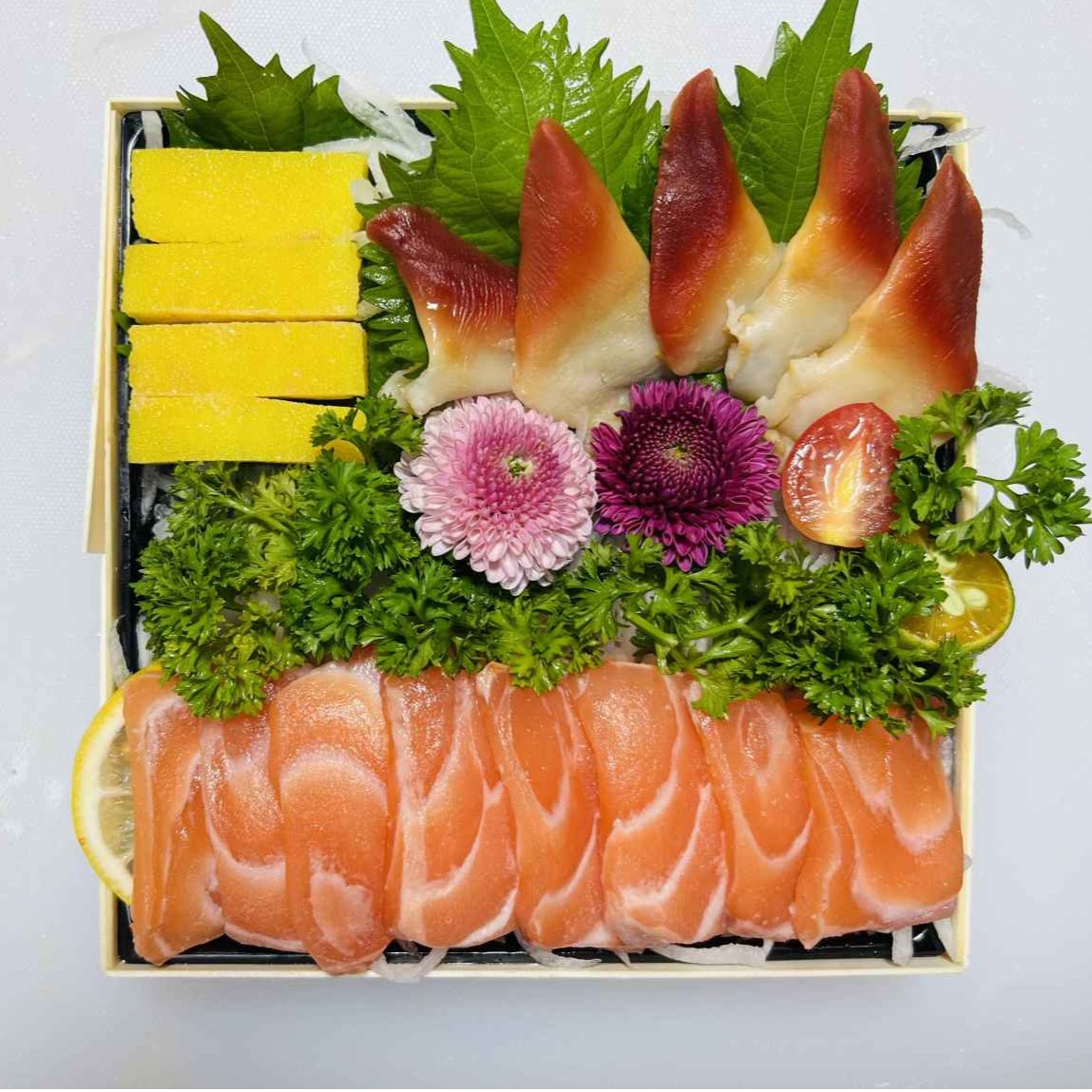 三文鱼沙丁鱼北极贝组合